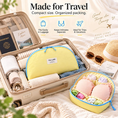 🔥Last Day 50% OFF🔥 3-in-1 Travel Underwear Storage Bag | Bra Panties Socks Organizer Pouch