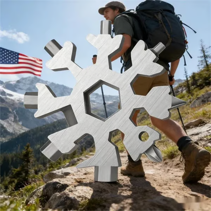 🎁Last Day 49% OFF -❄️18-in-1 Snowflake-shaped Multi-Function Screwdriver and Wrench