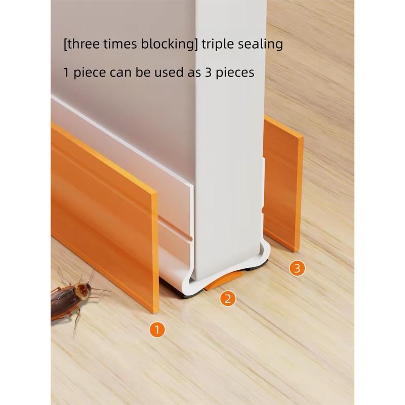 🚪 Triple Seal Door Draft Stopper For Wind, Noise & Dust Protection ❄️