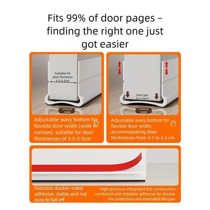🚪 Triple Seal Door Draft Stopper For Wind, Noise & Dust Protection ❄️