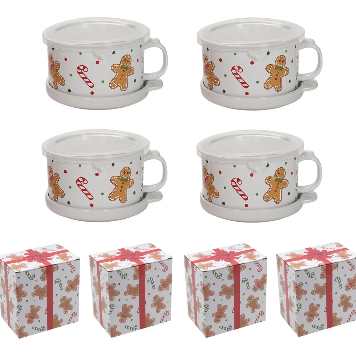 🎅Christmas New🎅25-oz Mug Meals w/ Lid-its