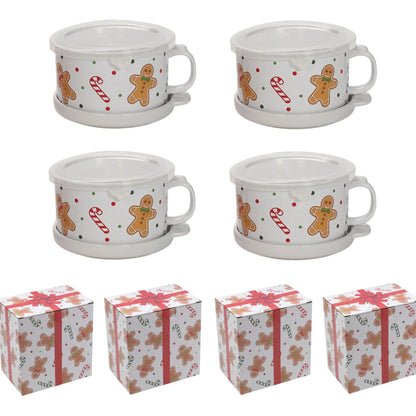 🎅Christmas New🎅25-oz Mug Meals w/ Lid-its
