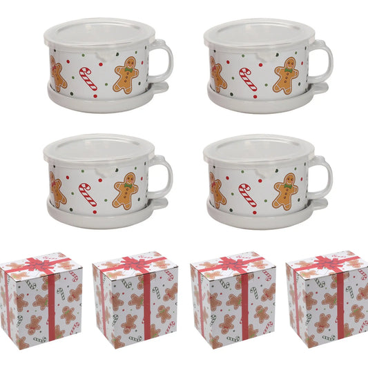 🎅Christmas New🎅25-oz Mug Meals w/ Lid-its