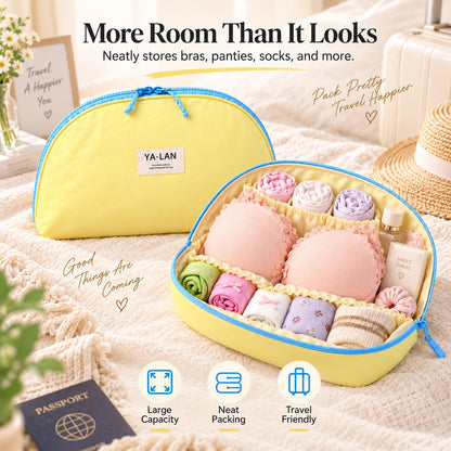 🔥Last Day 50% OFF🔥 3-in-1 Travel Underwear Storage Bag | Bra Panties Socks Organizer Pouch